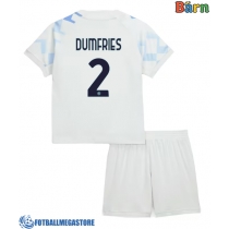 Fotballdrakt Barn Inter Milan Denzel Dumfries #2 Bortedraktsett 2025-26 Kortermet (+ Korte bukser)